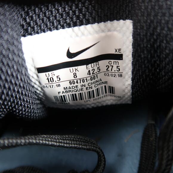 Nike Shoes Womens 10.5 Athletic Trainer Zoom Structure 21 Running Sneakers Black - Picture 8 of 13